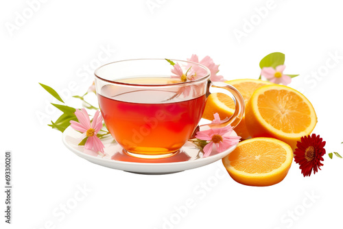 fruit Tea on a white background isolated PNG