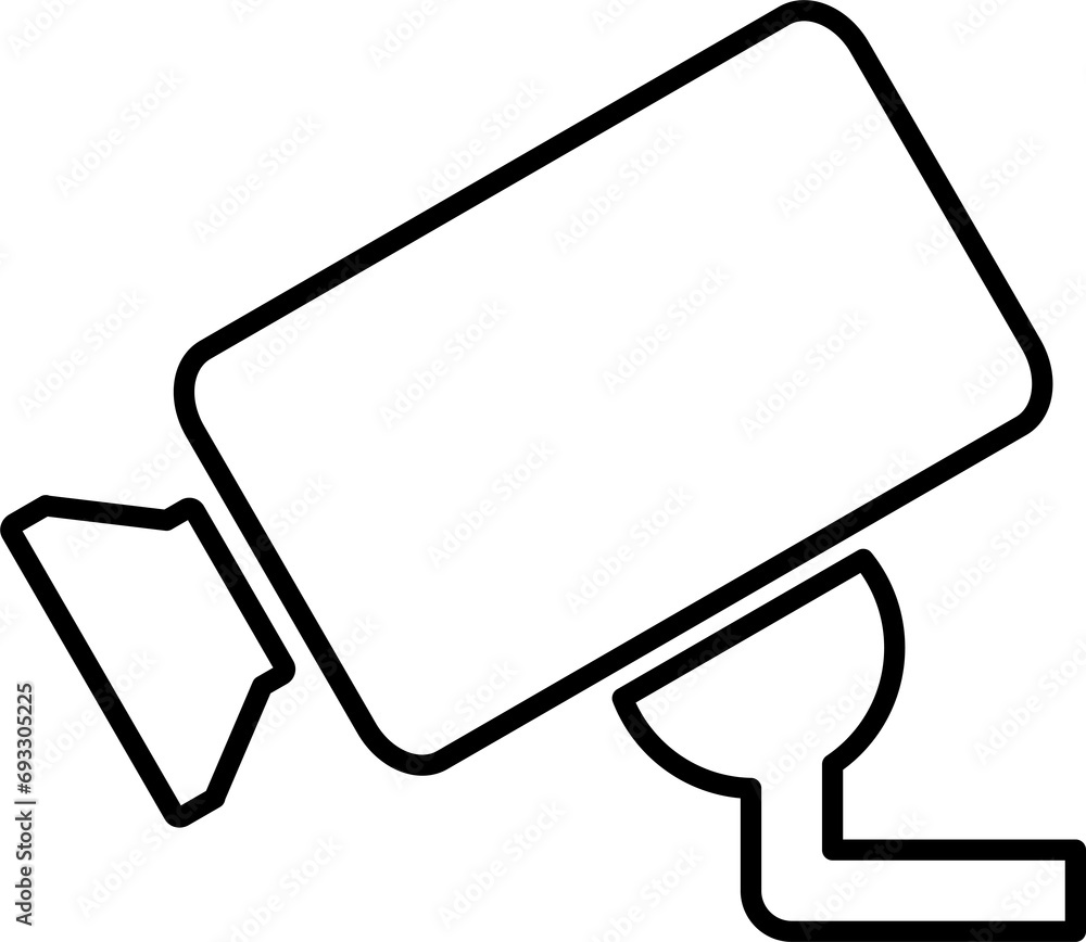 Security camera icon for graphic design, logo, web site, social media, mobile app, ui Security camera icon for graphic design, logo, web site, social media, mobile app, ui