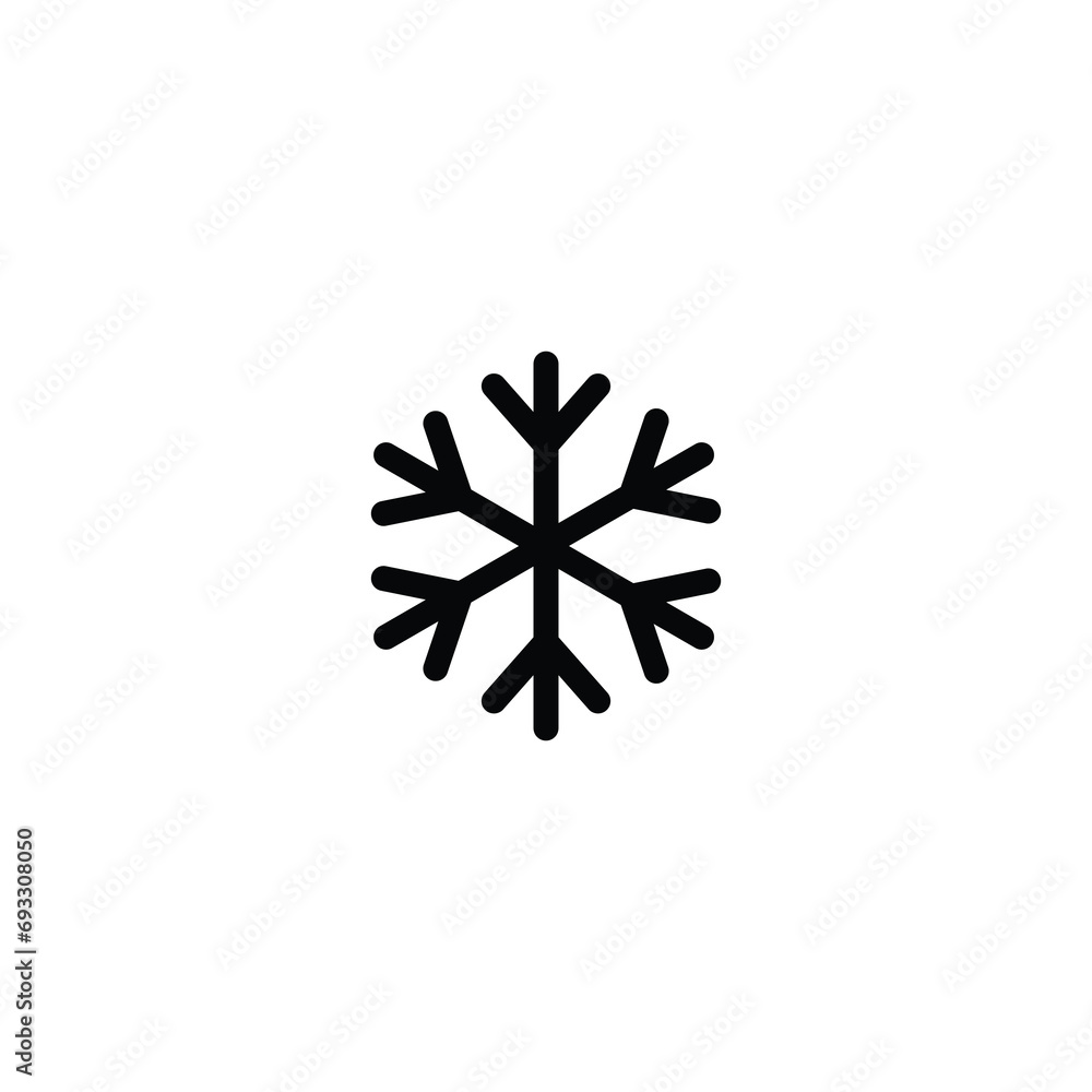 Snowflake icon, Snowflake sign vector for web site Computer and mobile app Snowflake icon, Snowflake sign vector for web site Computer and mobile app