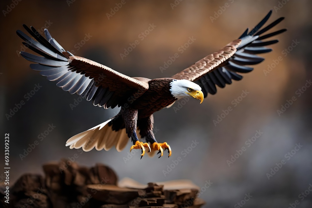 Obraz premium image of an american bald eagle