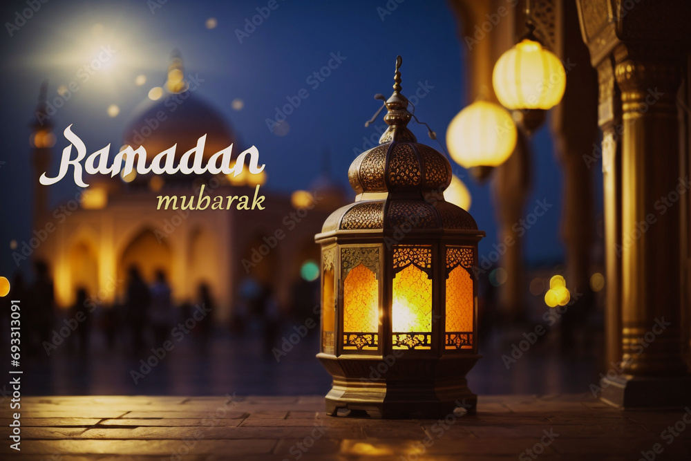 Fototapeta premium Ramadan Mubarak