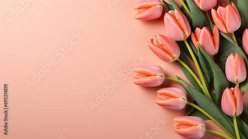 AI art tulip picture frame チューリップのフレーム #693314819