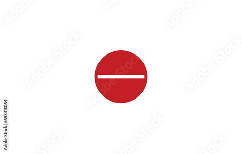 stop sign set in circle shape, isolated on white background. vector illustration Free Download stop sign set in circle shape, isolated on white background. vector illustration - GFXLoad