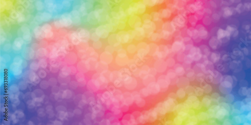 full color bokeh abstract background, full color blur background