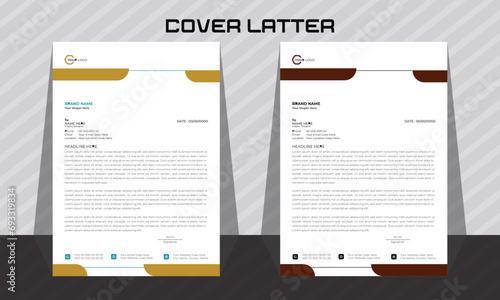 corporate modern business and letterhead template