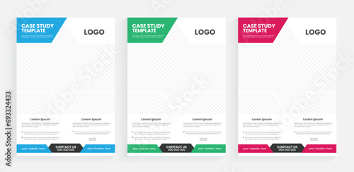 Case study flyer design, Business case study layout, Editable corporate flyer design, Professional case study a4 poster design