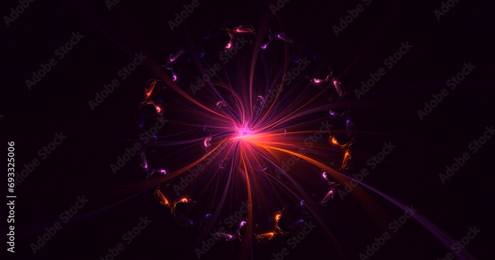3D manual rendering abstract round hole light background 3D manual rendering abstract round hole light background