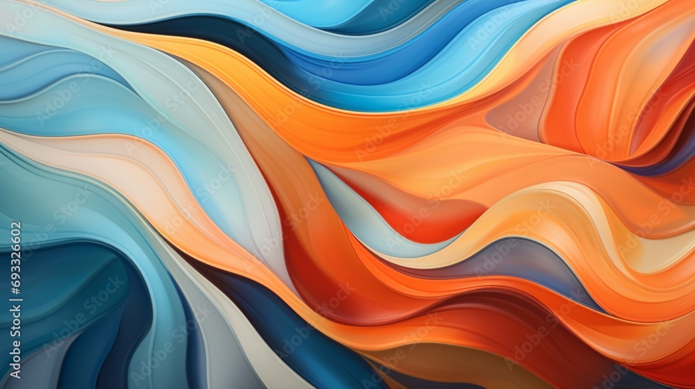 a wavy background characterized by vibrant colors that appear to dance and swirl, creating a sense of rhythm and movement, adding a lively and dynamic element to any artistic presentation.