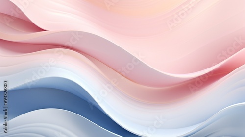a wavy background filled with pastel hues gently merging into one another, forming soft and elegant waves that exude sophistication and tranquility