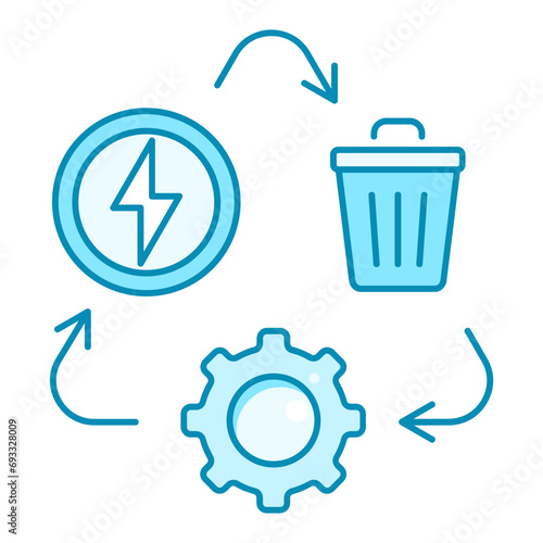 Waste To Energy  Icon