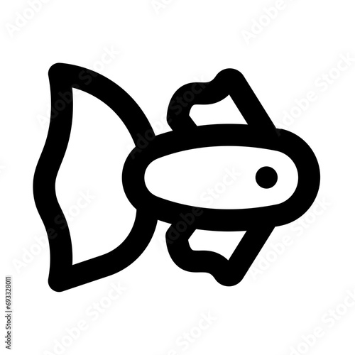 Betta Fish Line UI Icon
