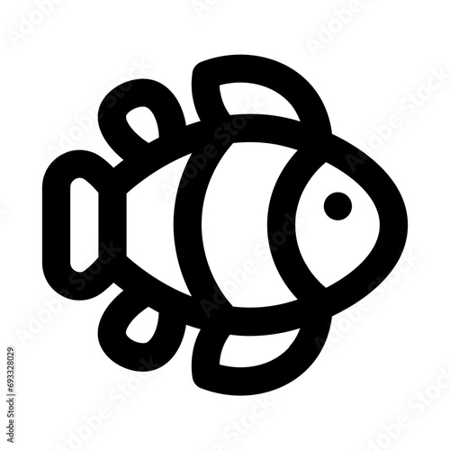 Clownfish Line UI Icon