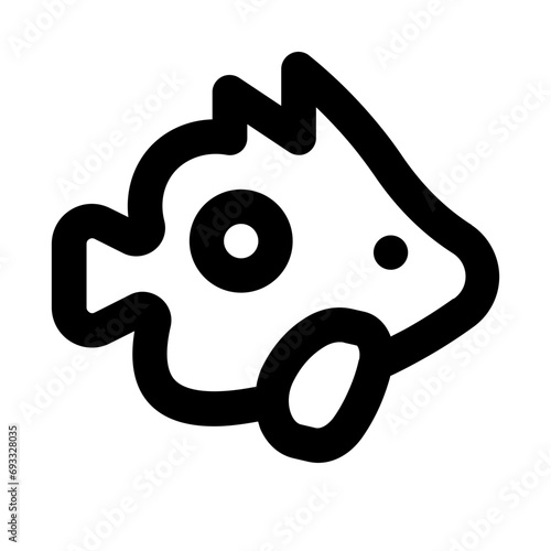 Butterfly Fish Line UI Icon
