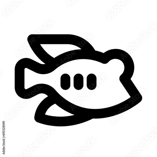 Horn Fish Line UI Icon