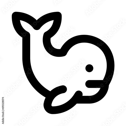 Whale Line UI Icon