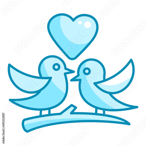 Lovebirds Icon