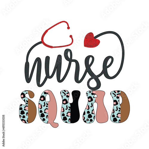 Stylish , fashionable and awesome Nurse typography art and illustrator, Print ready vector  handwritten phrase Nurse T shirt hand lettered calligraphic design. Vector illustration bundle.