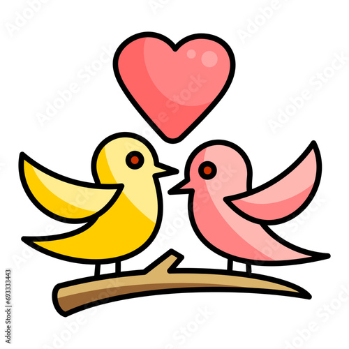 Lovebirds Icon