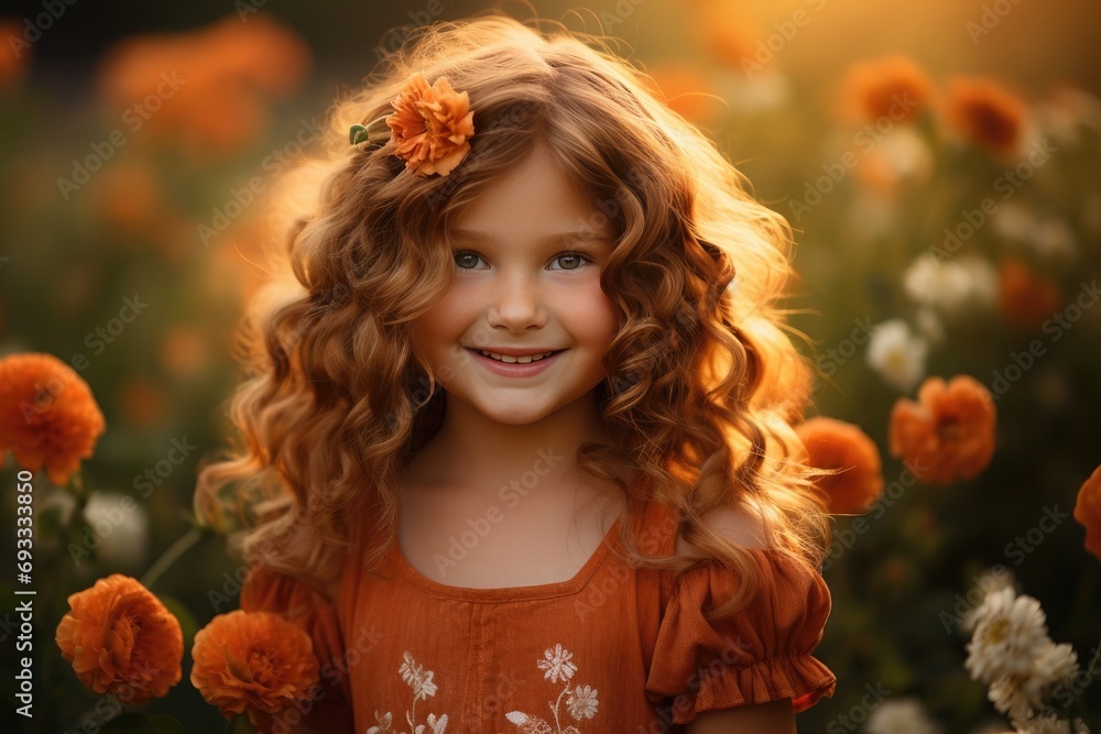 Radiant Innocence: Illuminating the Joy in a Child's Portrait
