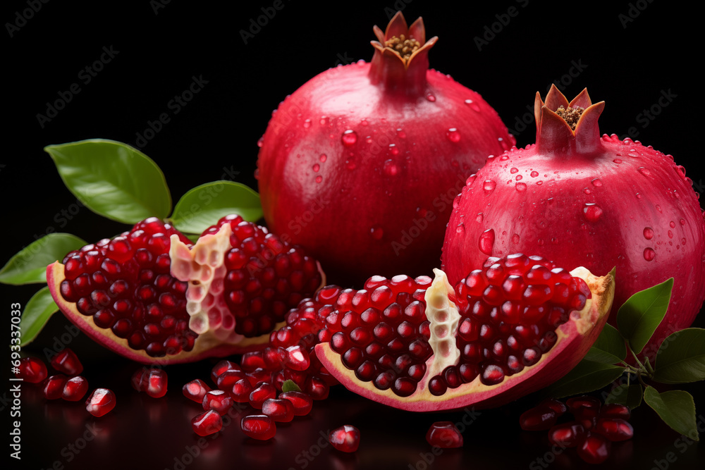 Chinese New Year Pomegranate, Symbol of Prosperity and Tradition Chinese New Year Pomegranate, Symbol of Prosperity and Tradition