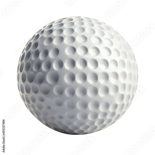 Close-up golf ball Isolated on transparent Background png