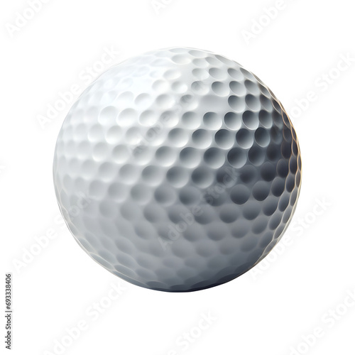 realistic golf ball Isolated on transparent Background png