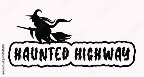 Happy Halloween Tiered Tray 3d Street Sign laser cut Illustration Gnome