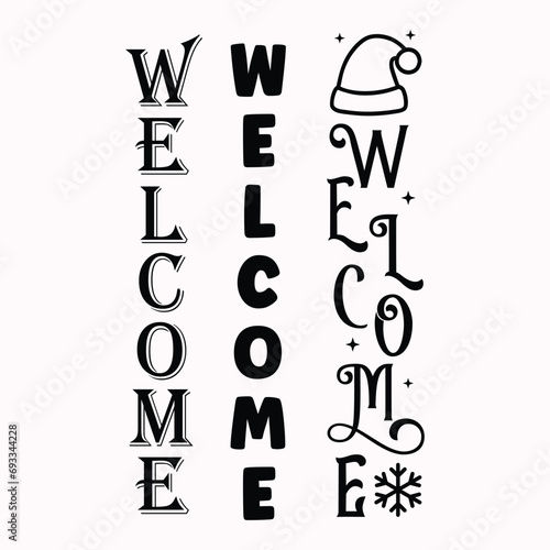 Happy New Year Sign, Merry Christmas porch sign