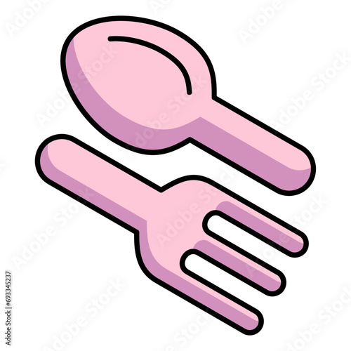 Baby Cutlery Icon
