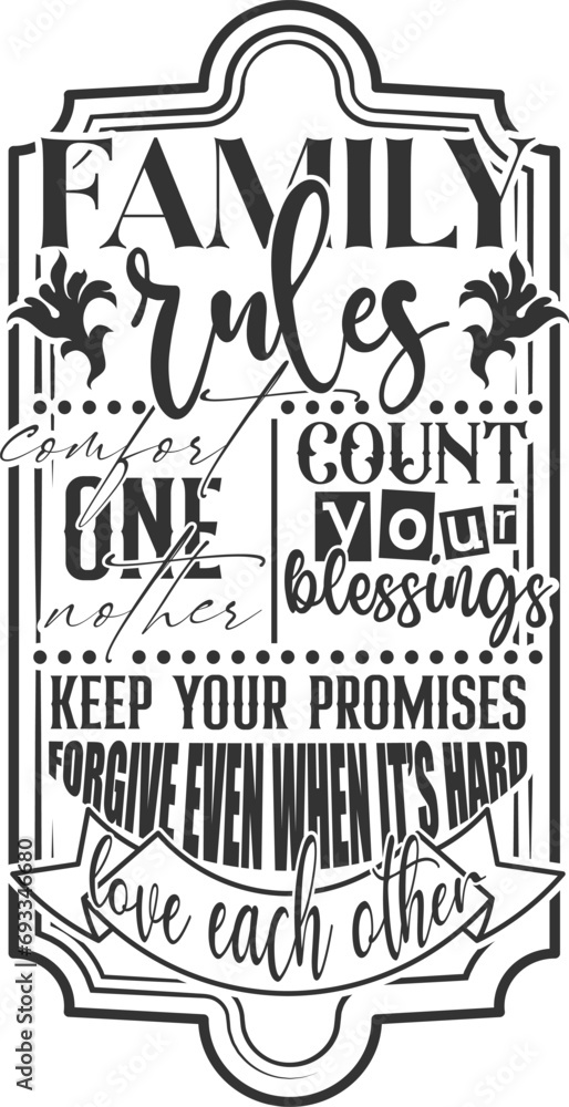 Family Rules - House Rules Illustration