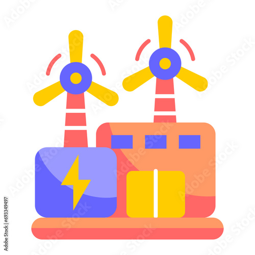 Wind Energy Icon
