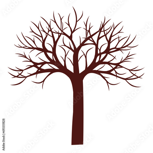 dead trees, wood without leaves, wood without roots and branches, king wood, trees with many branches