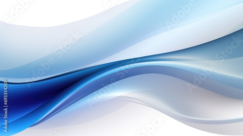 A blue and white abstract background with waves. Suitable for various design projects