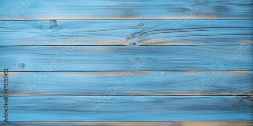 High-resolution top-view copy space on a blue wooden background.