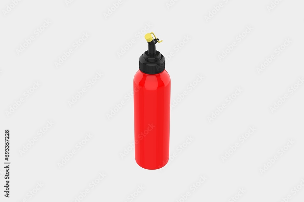 Oil Dispenser Bottle Mockup Isolated On White Background.3d illustration Oil Dispenser Bottle Mockup Isolated On White Background.3d illustration
