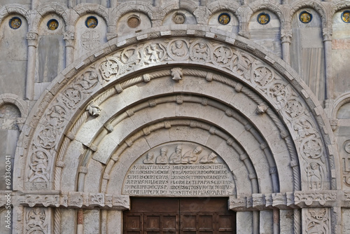 Ancona, il portale della Chiesa di Santa Maria della Piazza - Marche