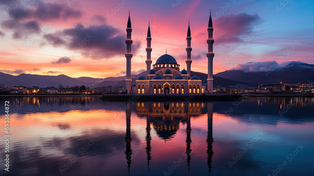 Naklejka premium Beautiful Mosque