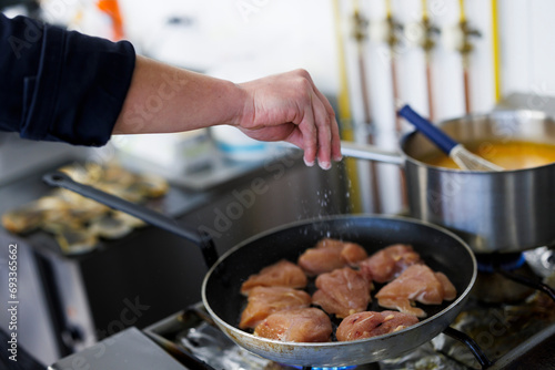 Recette de poulet jaune à la crème