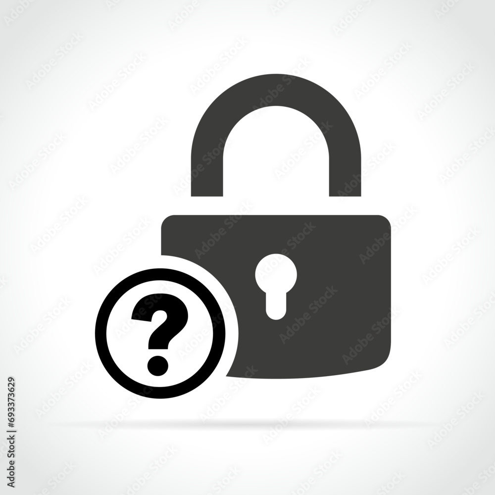 forgot password black icon isolated forgot password black icon isolated