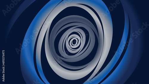 Abstract spiral rainbow color twisted line background in vortex style.