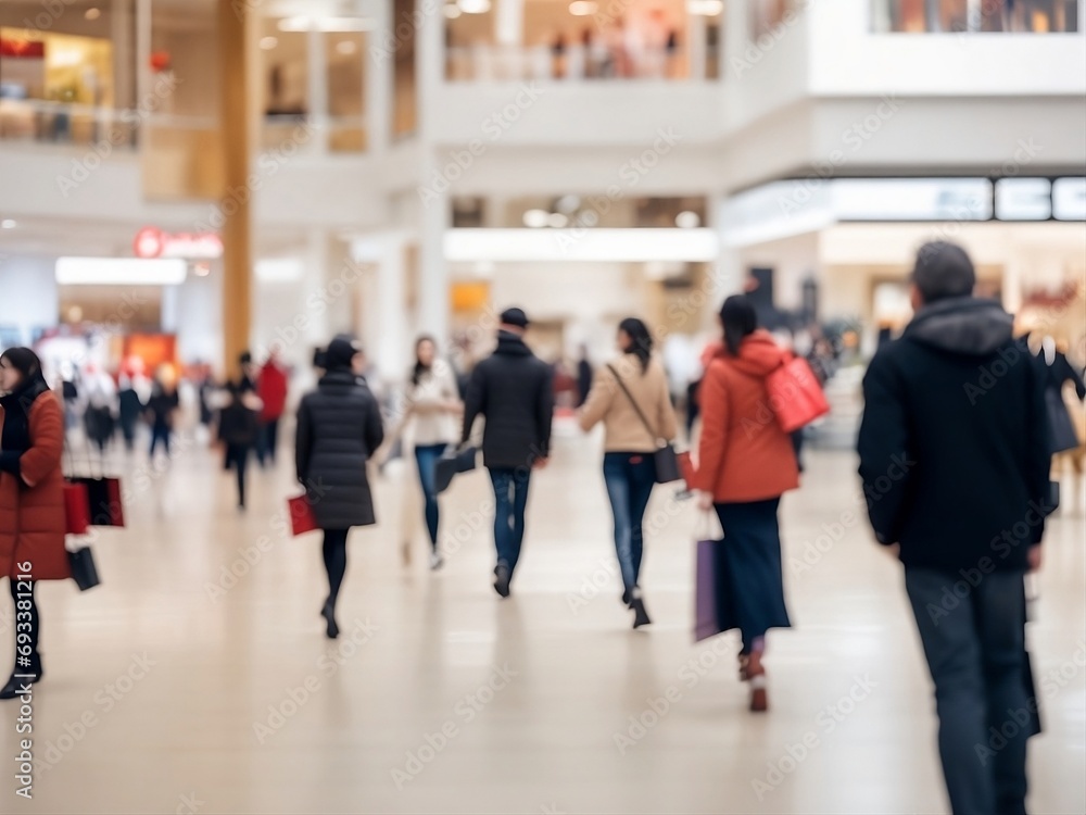 people walking in the city, Abstract blurred photo of many people shopping inside department store or modern shopping mall. Urban lifestyle and black friday shopping concept people walking in the city, Abstract blurred photo of many people shopping inside department store or modern shopping mall. Urban lifestyle and black friday shopping concept