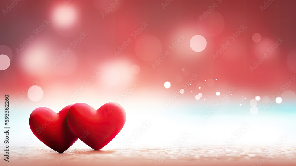 Valentine's Day background with hearts Valentine's Day background with hearts