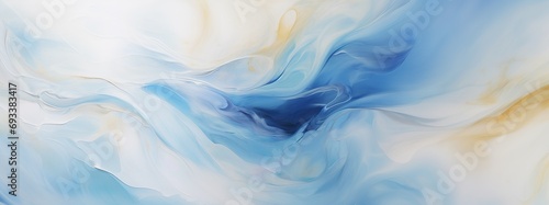 White Blue beige color acrylic abstraction. Expressive aesthetics of oil painting. Bright colors background. Modern Art.