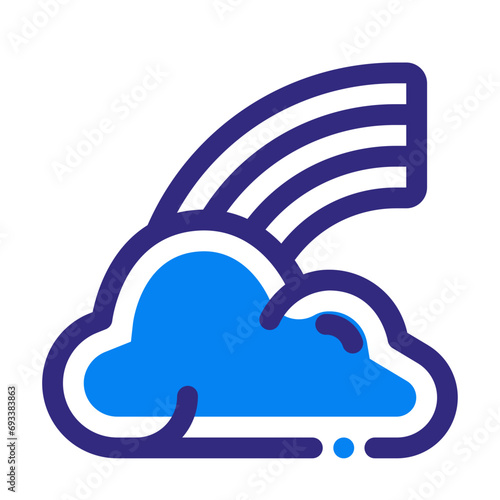 Rainbow Mixed Icon