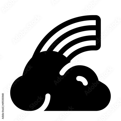 Rainbow Glyph Icon