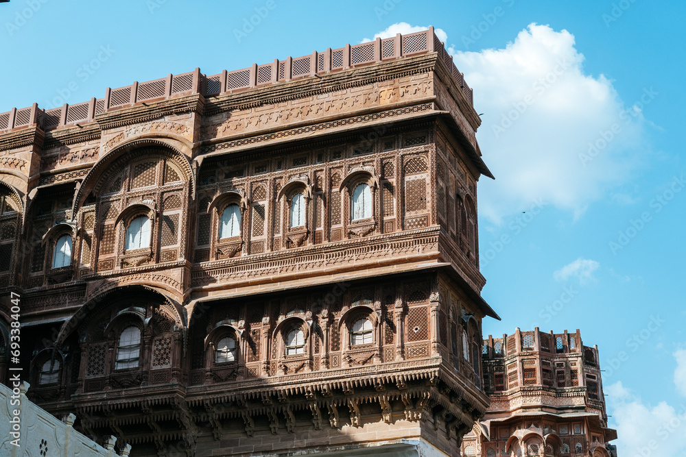 Obraz premium views of mehrangarg fort indoor, india