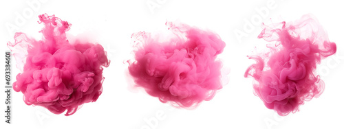 Pink smoke clipart