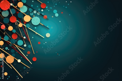 Abstract background with bokeh. abstract background for February 6: National Chopsticks Day