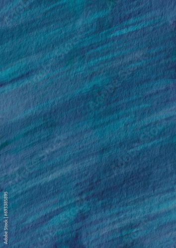 Abstract dry brush blue color on paper illustration for decoration on nautical and night sky concept. photo