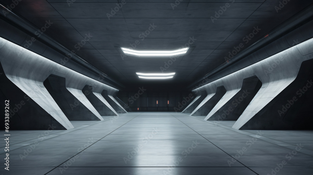 Alien Spaceship Sci Fi Concrete Rough Cement Garage